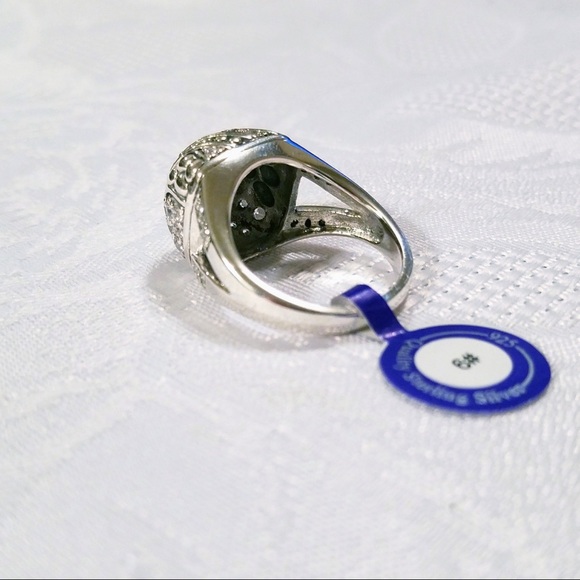 💎Diamond Dreams" Sterling Silver Cocktail Ring - Picture 6 of 7